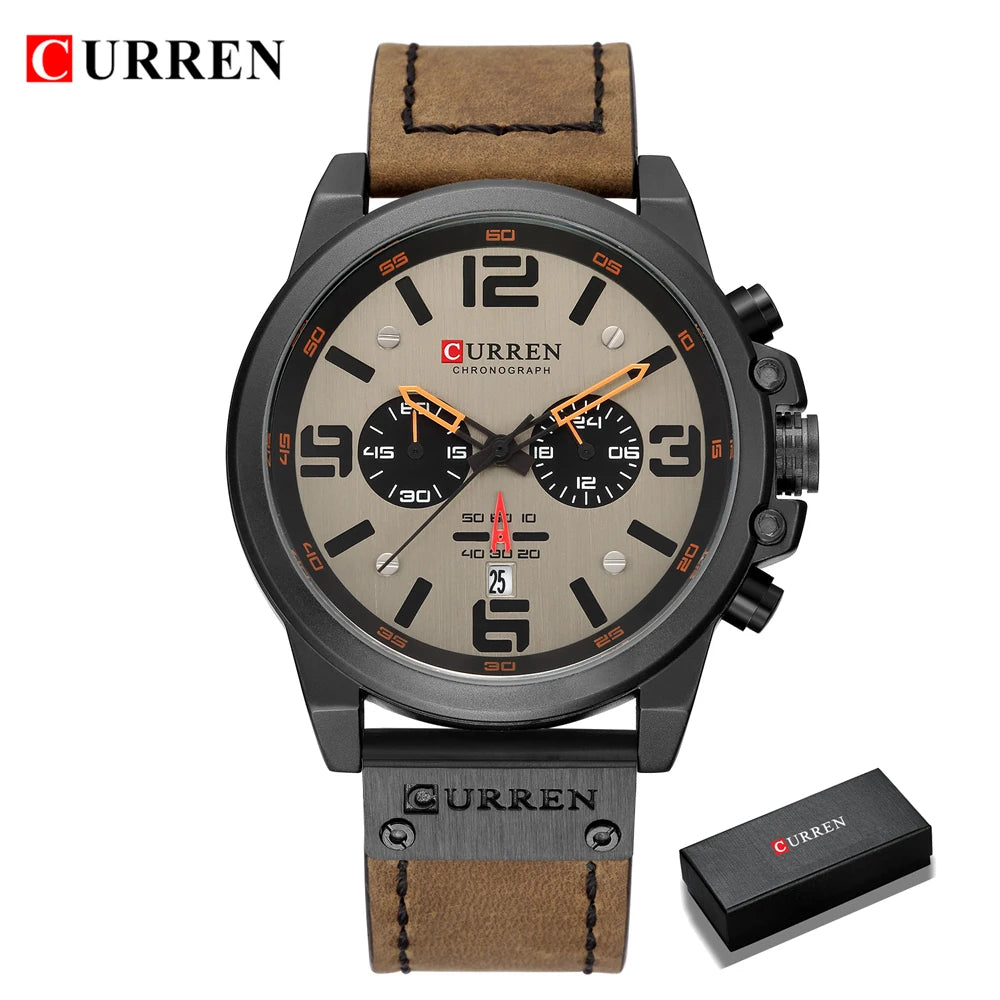 Diaroh CURREN  Men’s Chronograph Watch –  Sport Design