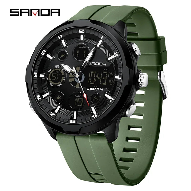 Diaroh SANDA 9053 Men’s Sports Military Watch
