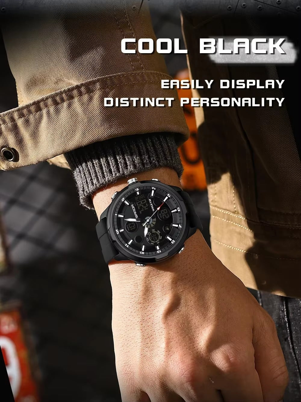 Diaroh SANDA 9053 Men’s Sports Military Watch